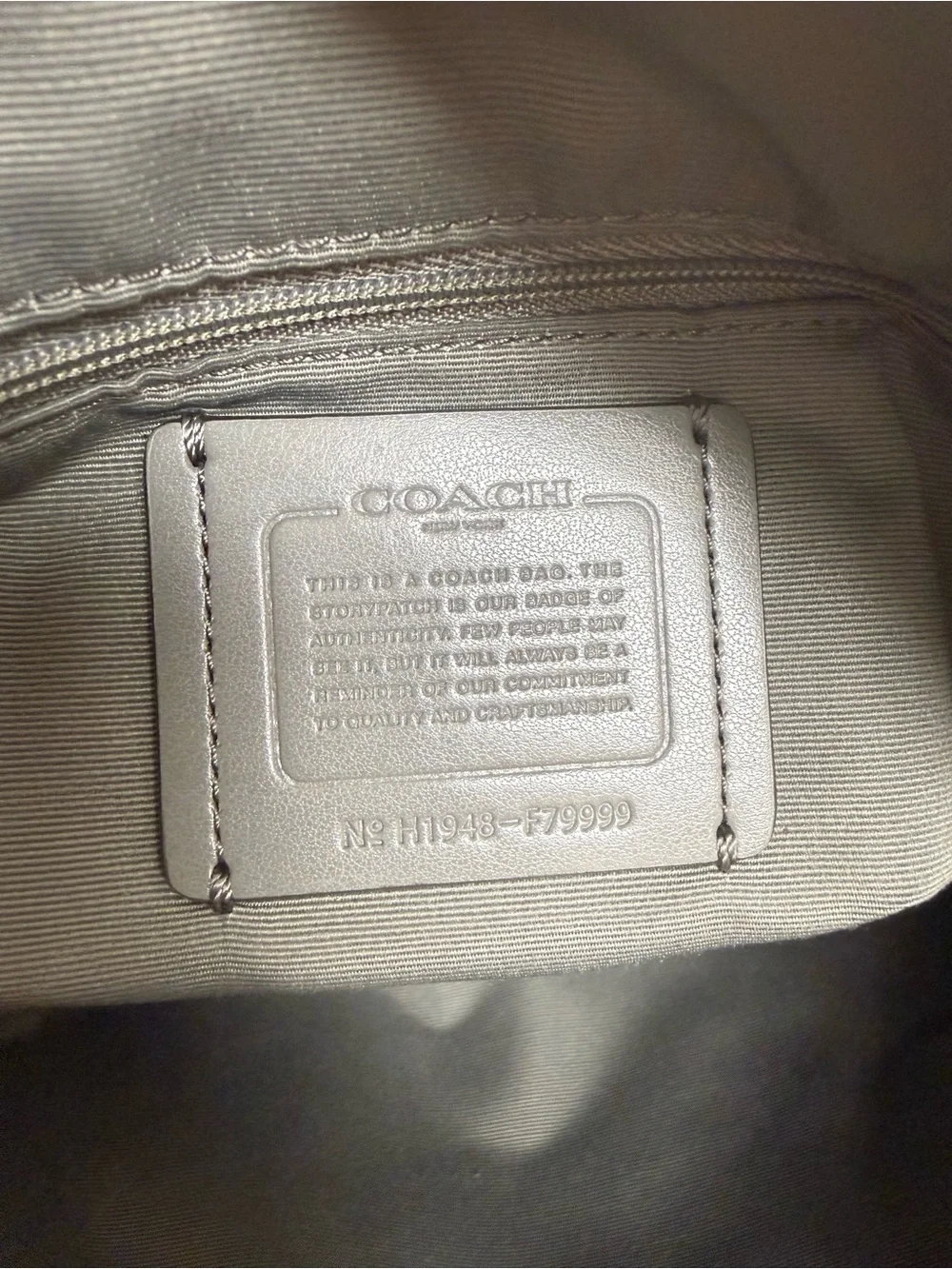 Coach this authentic